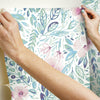 Clara Jean April Showers Peel and Stick Wallpaper Peel and Stick Wallpaper RoomMates   