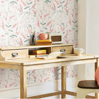 Floral Sprig Peel and Stick Wallpaper Peel and Stick Wallpaper RoomMates   