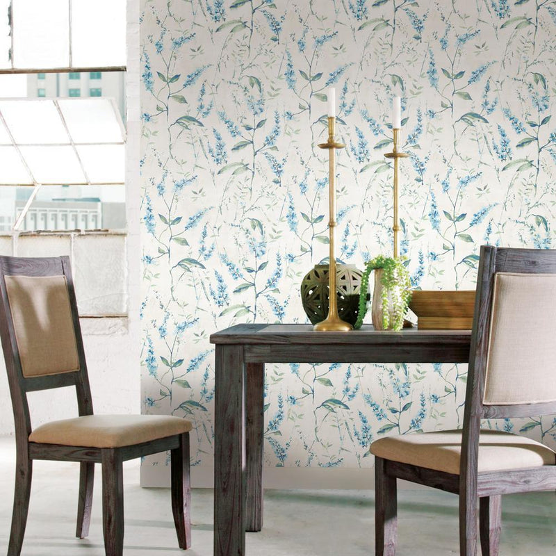 Floral Sprig Peel and Stick Wallpaper Peel and Stick Wallpaper RoomMates   