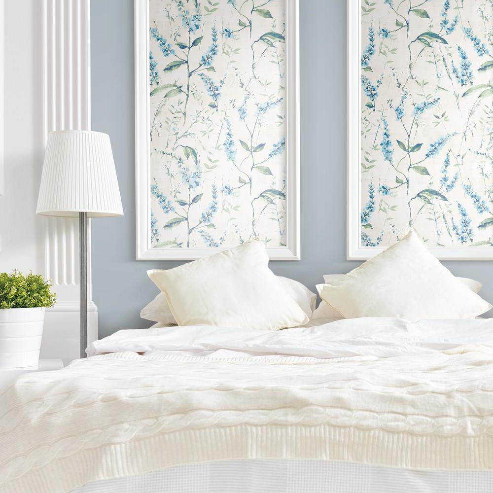 Floral Sprig Peel and Stick Wallpaper Peel and Stick Wallpaper RoomMates   