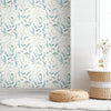 Floral Sprig Peel and Stick Wallpaper Peel and Stick Wallpaper RoomMates   