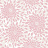 Toss the Bouquet Peel and Stick Wallpaper with Metallic Inks Peel and Stick Wallpaper RoomMates Roll Pink 