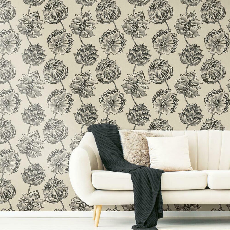 Batik Jacobean Premium Peel + Stick Wallpaper Peel and Stick Wallpaper RoomMates   