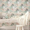 Tropical Leaves Peel and Stick Wallpaper Peel and Stick Wallpaper RoomMates   