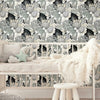 Tropical Leaves Peel and Stick Wallpaper Peel and Stick Wallpaper RoomMates   