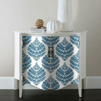 Hygge Fern Damask Peel and Stick Wallpaper Peel and Stick Wallpaper RoomMates   