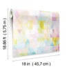 Prismatic Geo Peel and Stick Wallpaper Peel and Stick Wallpaper RoomMates   