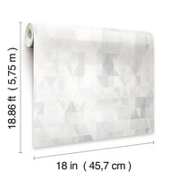 Prismatic Geo Peel and Stick Wallpaper Peel and Stick Wallpaper RoomMates   
