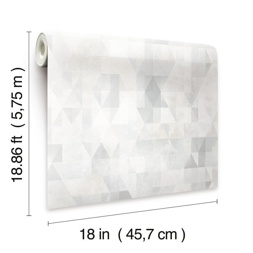 Prismatic Geo Peel and Stick Wallpaper Peel and Stick Wallpaper RoomMates   