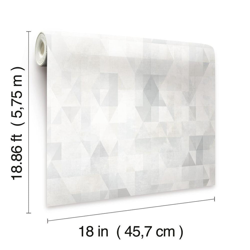 Prismatic Geo Peel and Stick Wallpaper Peel and Stick Wallpaper RoomMates   