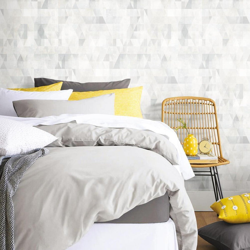 Prismatic Geo Peel and Stick Wallpaper Peel and Stick Wallpaper RoomMates   