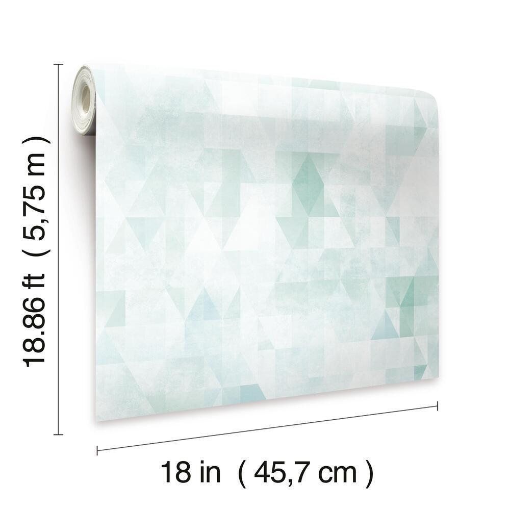 Prismatic Geo Peel and Stick Wallpaper Peel and Stick Wallpaper RoomMates   