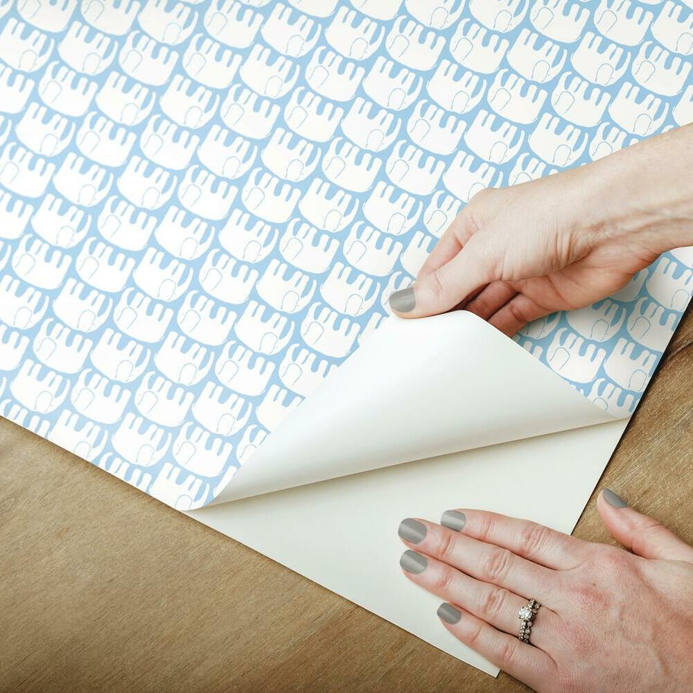 Finlayson Elefantti Peel and Stick Wallpaper Peel and Stick Wallpaper RoomMates   