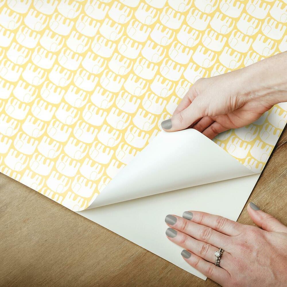 Finlayson Elefantti Peel and Stick Wallpaper Peel and Stick Wallpaper RoomMates   
