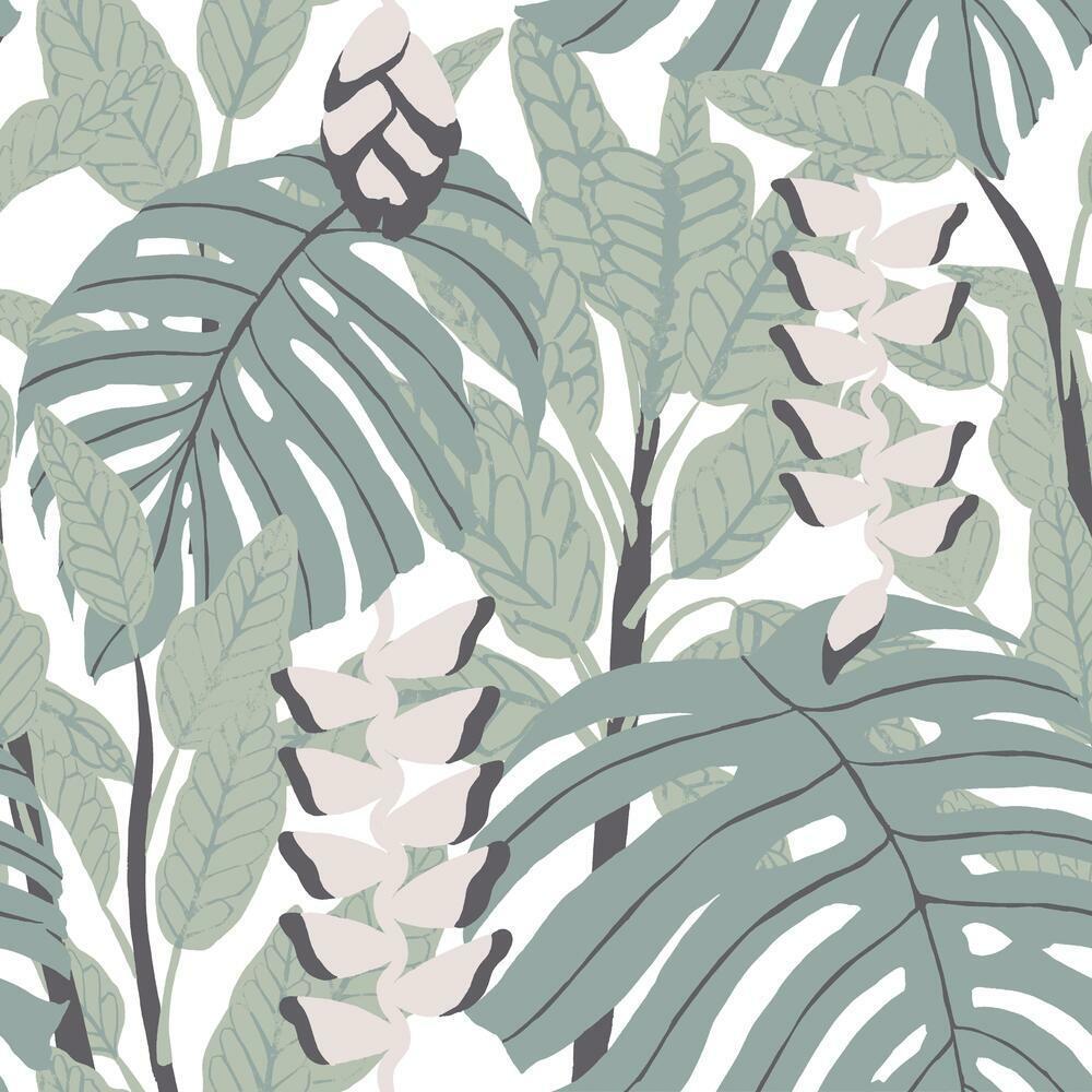Finlayson Bunaken Peel and Stick Wallpaper Peel and Stick Wallpaper RoomMates Roll Pink 