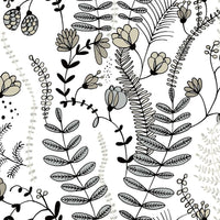 Finlayson Verso Peel and Stick Wallpaper Peel and Stick Wallpaper RoomMates Roll Gray 