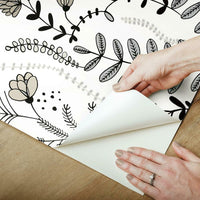 Finlayson Verso Peel and Stick Wallpaper Peel and Stick Wallpaper RoomMates   