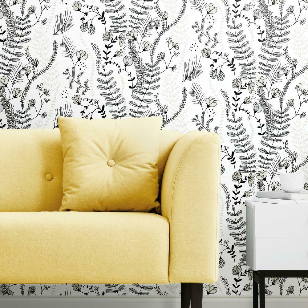 Finlayson Verso Peel and Stick Wallpaper Peel and Stick Wallpaper RoomMates   
