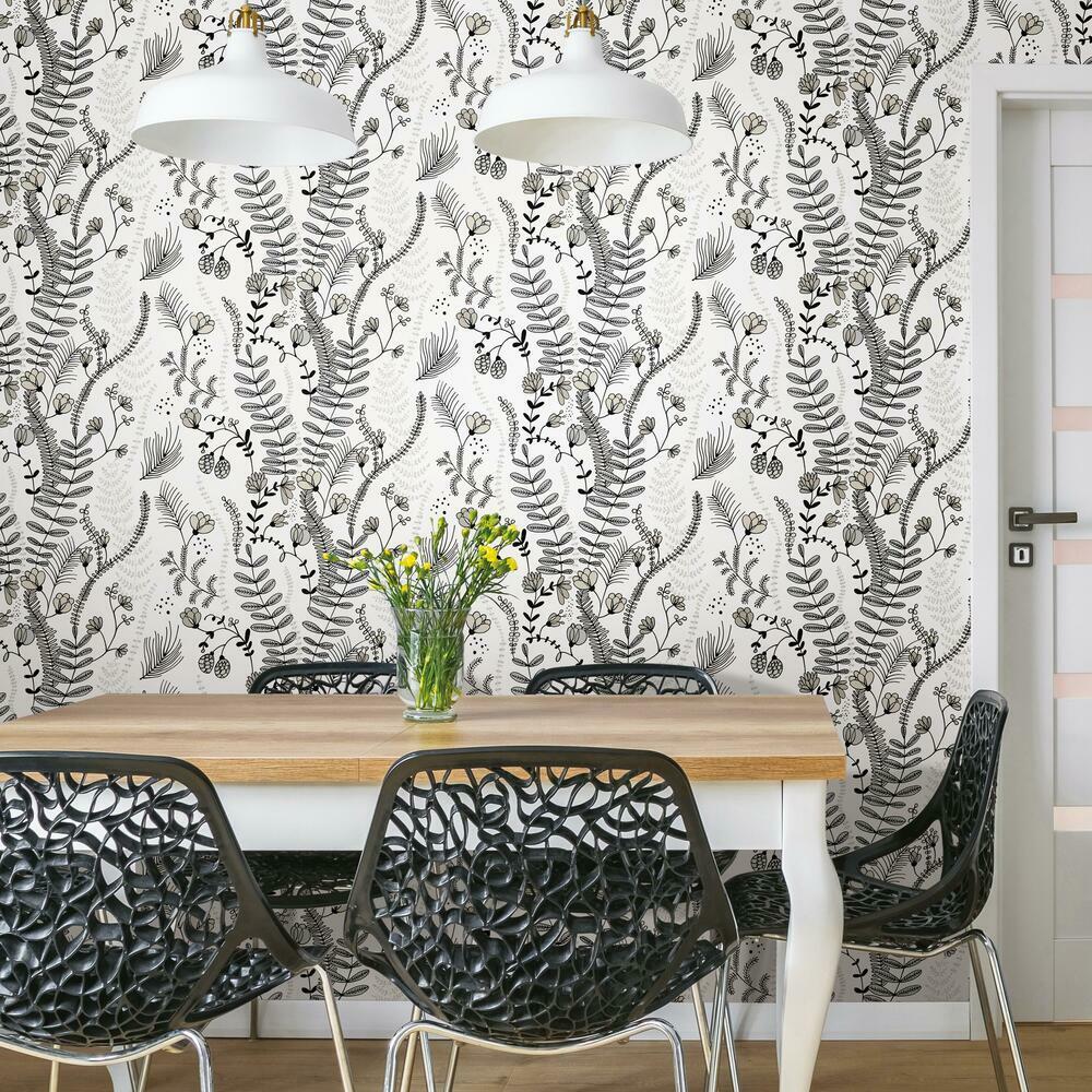 Finlayson Verso Peel and Stick Wallpaper Peel and Stick Wallpaper RoomMates   