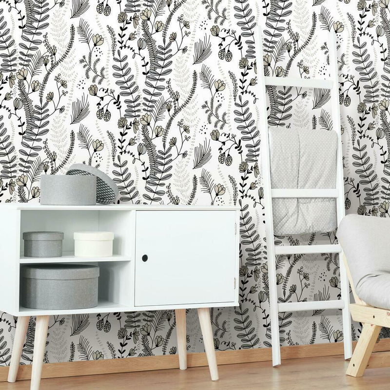 Finlayson Verso Peel and Stick Wallpaper Peel and Stick Wallpaper RoomMates   