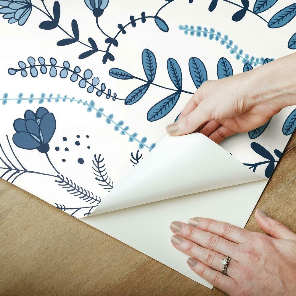 Finlayson Verso Peel and Stick Wallpaper Peel and Stick Wallpaper RoomMates   