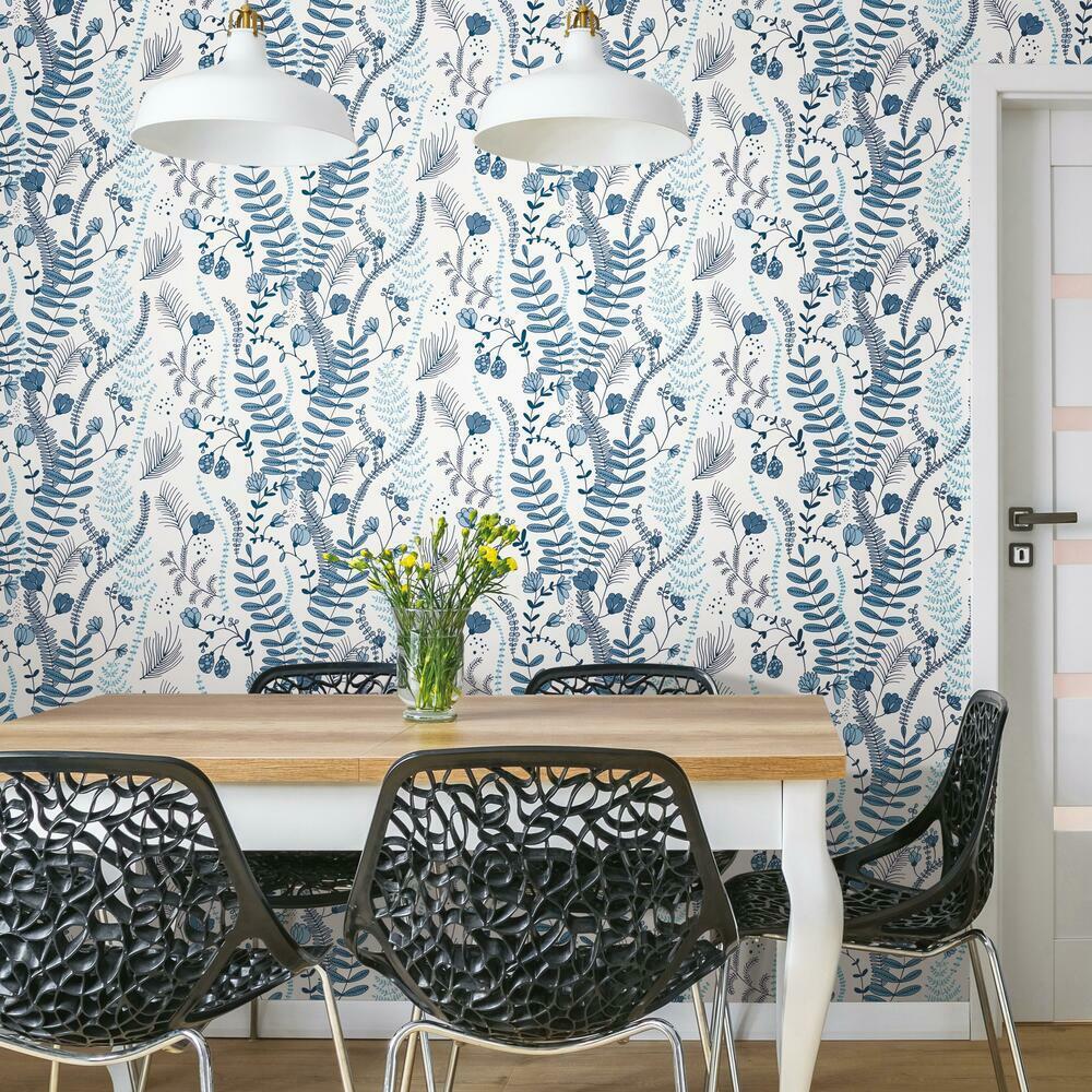 Finlayson Verso Peel and Stick Wallpaper Peel and Stick Wallpaper RoomMates   