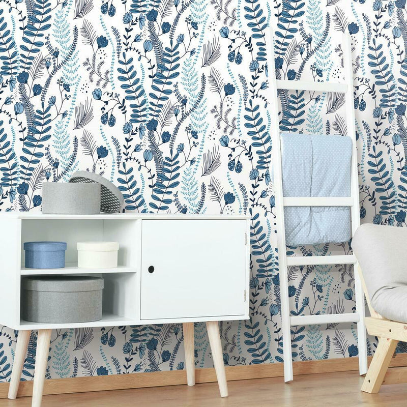 Finlayson Verso Peel and Stick Wallpaper Peel and Stick Wallpaper RoomMates   