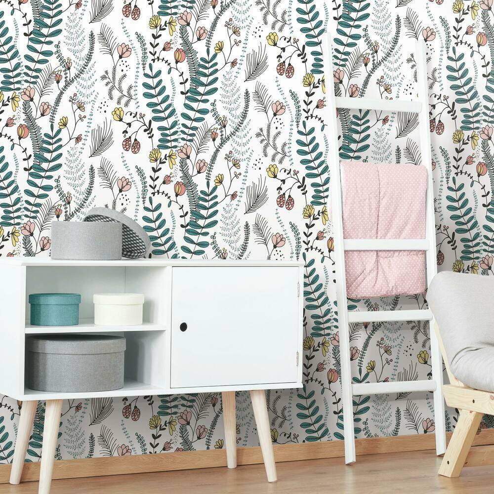 Finlayson Verso Peel and Stick Wallpaper Peel and Stick Wallpaper RoomMates   