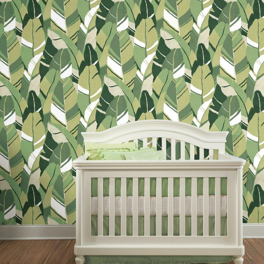 Hearts of Palm Peel and Stick Wallpaper – York Wallcoverings