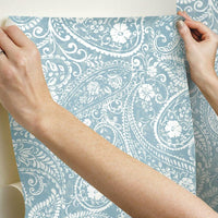 Paisley Prince Peel and Stick Wallpaper Peel and Stick Wallpaper RoomMates   