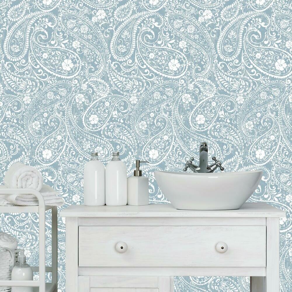Paisley Prince Peel and Stick Wallpaper Peel and Stick Wallpaper RoomMates   