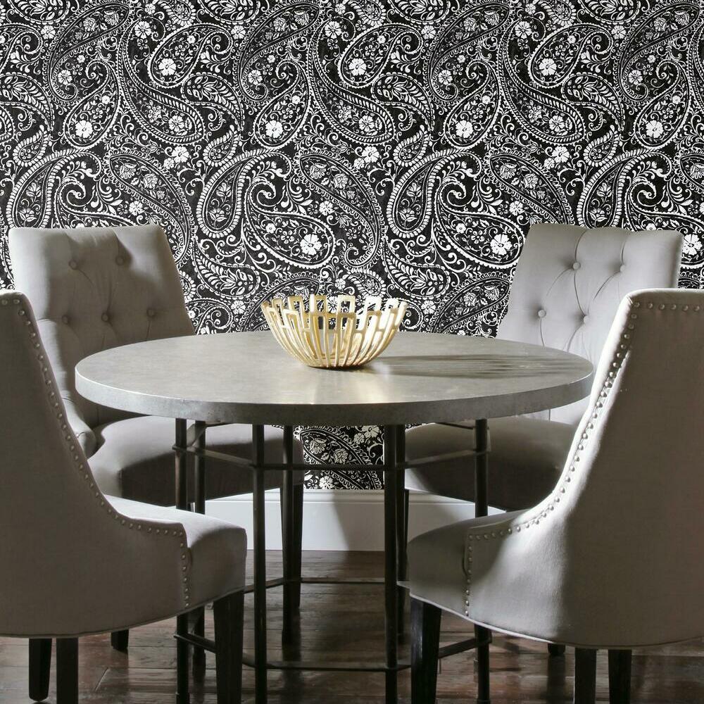 Paisley Prince Peel and Stick Wallpaper Peel and Stick Wallpaper RoomMates   