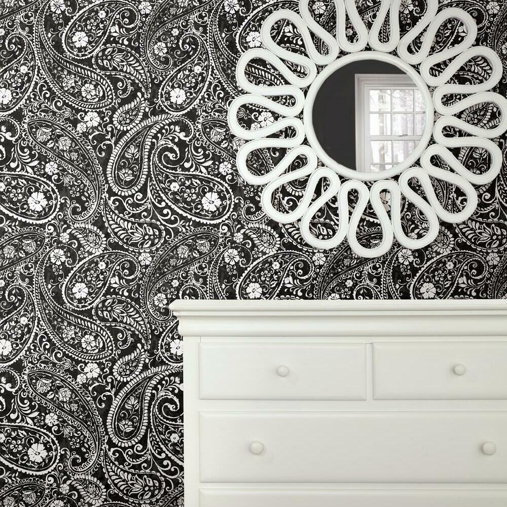 Paisley Prince Peel and Stick Wallpaper Peel and Stick Wallpaper RoomMates   