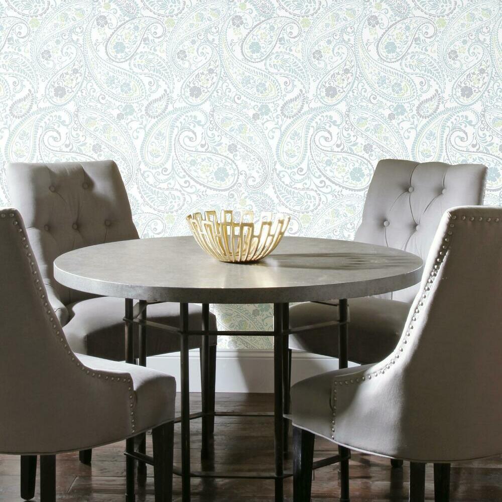 Paisley Prince Peel and Stick Wallpaper Peel and Stick Wallpaper RoomMates   