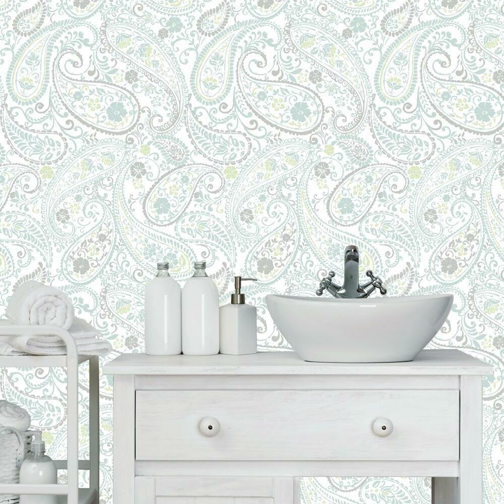 Paisley Prince Peel and Stick Wallpaper Peel and Stick Wallpaper RoomMates   
