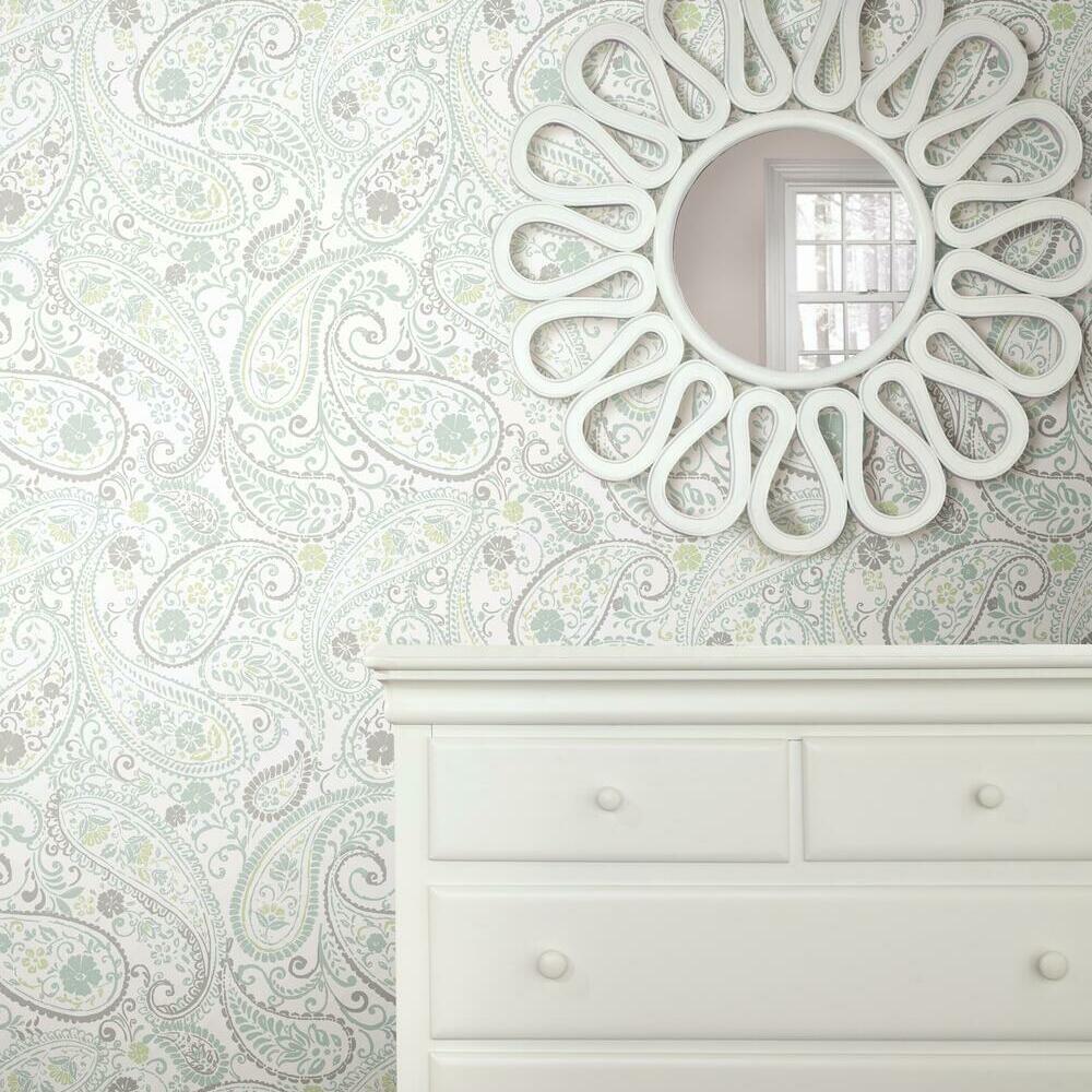 Paisley Prince Peel and Stick Wallpaper Peel and Stick Wallpaper RoomMates   