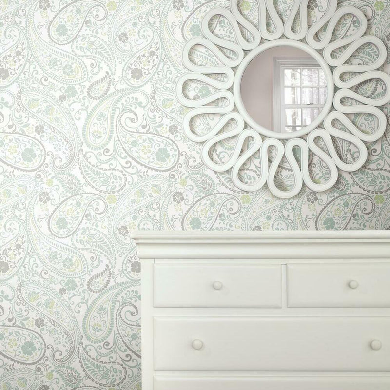 Paisley Prince Peel and Stick Wallpaper Peel and Stick Wallpaper RoomMates   