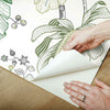 Boho Palm Peel and Stick Wallpaper Peel and Stick Wallpaper RoomMates   