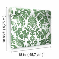 Vine Damask Peel and Stick Wallpaper Peel and Stick Wallpaper RoomMates   