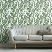 Vine Damask Peel and Stick Wallpaper Peel and Stick Wallpaper RoomMates   
