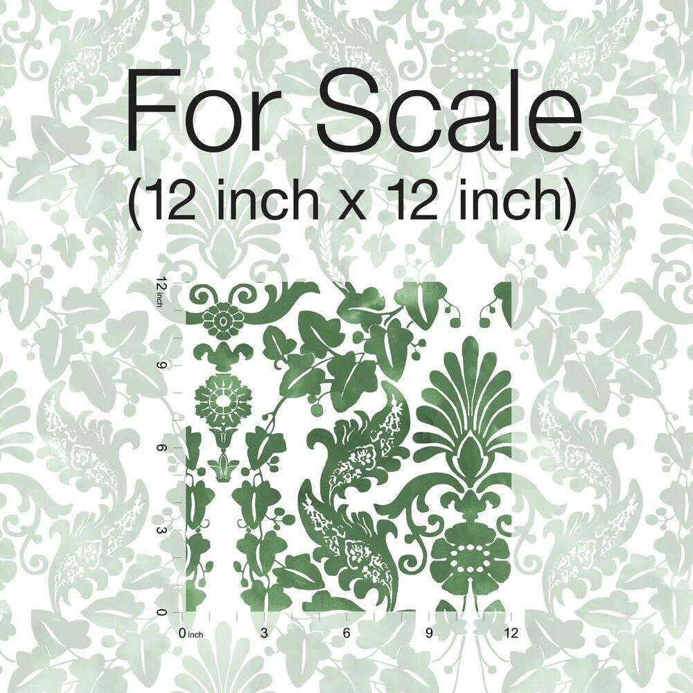 Vine Damask Peel and Stick Wallpaper Peel and Stick Wallpaper RoomMates   