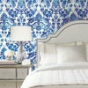 Vine Damask Peel and Stick Wallpaper Peel and Stick Wallpaper RoomMates   