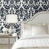 Vine Damask Peel and Stick Wallpaper Peel and Stick Wallpaper RoomMates   