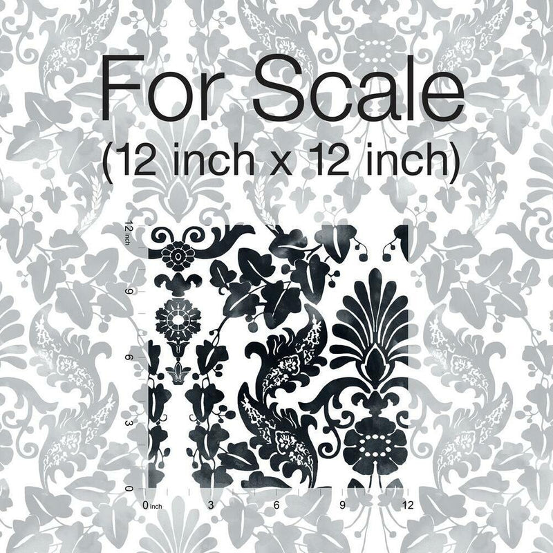Vine Damask Peel and Stick Wallpaper Peel and Stick Wallpaper RoomMates   
