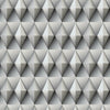 Paragon Geometric Peel and Stick Wallpaper Peel and Stick Wallpaper RoomMates Roll Grey 