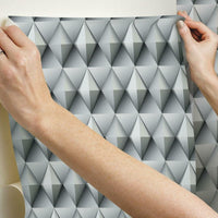 Paragon Geometric Peel and Stick Wallpaper Peel and Stick Wallpaper RoomMates   