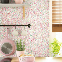 Petite Floral Peel and Stick Wallpaper Peel and Stick Wallpaper RoomMates   