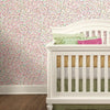 Petite Floral Peel and Stick Wallpaper Peel and Stick Wallpaper RoomMates   