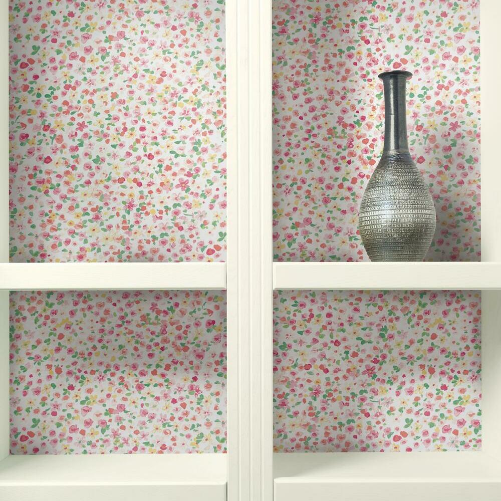 Petite Floral Peel and Stick Wallpaper Peel and Stick Wallpaper RoomMates   