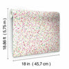 Petite Floral Peel and Stick Wallpaper Peel and Stick Wallpaper RoomMates   